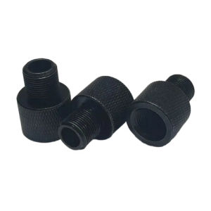 1pcs Carbon steel black nickel-plated car modification accessory 1/2-28 to 1/2-20 oil filter adapter screw fuel filter adapter