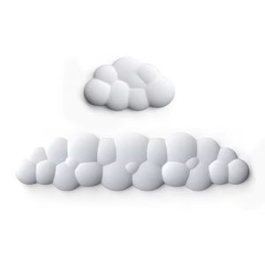Cloud Shape Wrist Rest Pad Soft PU Material Memory Foam Anti-Slip Desktop Office Gamer Mouse Wrist Rest Pad