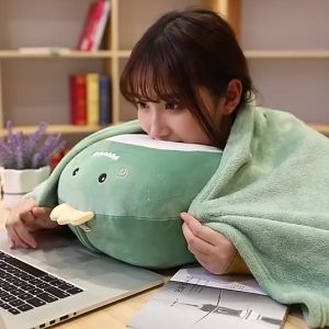 Pillowdual-purposesummer cool car office air conditioning blanket cushion all-season universal