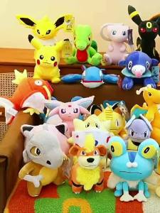 QIAOSHANG | Pokémon Pikachu Jigglypuff Plush Pillow