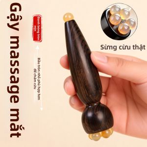 YIJIANGDAO | Eye Care Horn Beads Massager Reduces Dark Circles Wrinkles