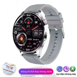 Đồng Hồ Thông Minh Nam 2026 Mới 5 Pro Màn Hình HD 1.5 Theo Dõi Sức Khỏe Gọi Điện Bluetooth Trợ Lý Giọng Nói Đồng Hồ Thể Thao Thông Minh Với Chức Năng Theo Dõi Nhịp Tim & Giấc Ngủ