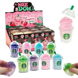 Bandai | 2026 New Need Doh Blind Box Stress Relief Drink Cup Sensory Squeeze Toy Colorful Squishy Stress Relief Toy Birthday Gift