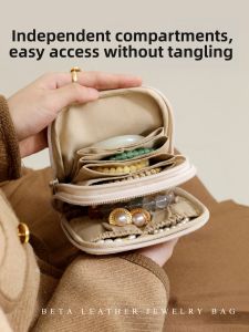 TIANZONG | Dual Layer Portable Jewelry Box for Hand串s and Collectibles