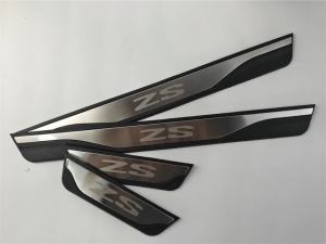 4Pcs/Lot ABS Stainless Steel For 2017-2023 MG ZS Door Sill Pedal Welcome Scuff Plate Decoration Cover