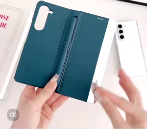 Flip Cover Samsung Galaxy Z Fold 3 Z Fold 4 Z Fold 5 6 Flip Case New Design With Pen Slot Flip Case