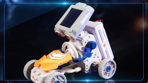 DIY STEM toy for kidssolar and electric robot kit science building blocks