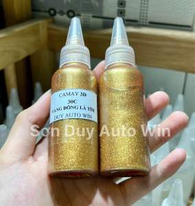 Camay 3D 30C Vàng Đồng Lá Tím - Sơn 1k ô tô xe máy đóng chai 50g và 100g