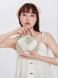 Miffy | Spliced Crossbody Circular Small Bag New Design Versatile for Casual and Business