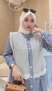 GAMIS/DRESS BRUKAT MIDI TERLARIS PROMO