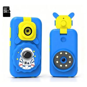 Aitemay 2IN1 Kids Microscope Camera Educational Toy: 1200X Magnification 2.4 LED Light for Outdoor Exploration Early Learning Science Gift