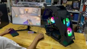 คอมชูด จอ 24 นิ่ง PRELOVED สำหรับการเปลี่ยนแปลงเครื่องมือมือ XEON 2680v2 10C20T ตัดต่อ ปลอยบอท 3.6GHz / สินค้า 16GB RAM และ GTX 1660 Super 6GB บน M.2 NVMe 512GB บน คอมชูดนี้