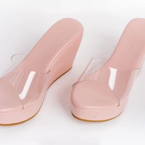 slop wanita wedges mika 9 cm