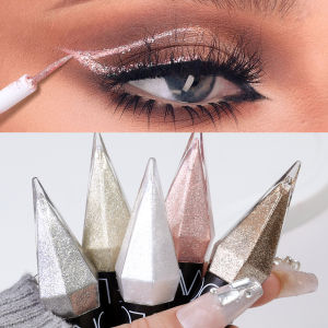 Diamond Glitter Eye Liner Pencil Eyes Makeup Waterproof Pearl Silver Rose Gold Brighten Silkworm Shadow Eyeliner Pen Cosmetics