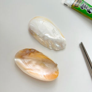 Natural Shell Sauce Dish Asymmetrical French Fritillary Sauce Dish Snack Bowl For Home Exquisite Plate Fish Seed Sauce Seasoning Tray