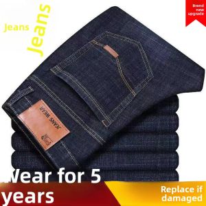 Mens Stretch Denim Pants Durable for Work and Casual Wear