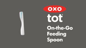 OXO ช้อนป้อนอาหารเด็ก พื้นฐาน สีฟ้า ชุด 7 แบบพกพา OXO Tot On-The-Go Feeding Spoon Aqua ช้อนป้อนอาหารเด็ก ที่มีเครื่องมือระบบสำหรับการทำจากซิลิโคน สำหรับผู้นำ และมีผลกระทบสูงสุด