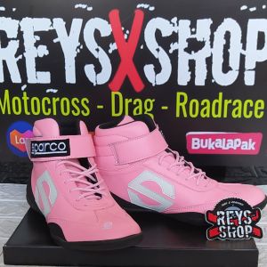 SEPATU DRAGRACE PINK - SEPATU TOURING - BIKERS