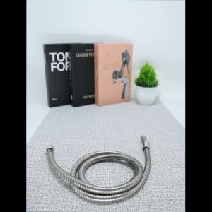 Selang Jet Shower Closet Washer Fleksibel Bidet Toilet Kloset Duduk Putih Chrome Cebok Flexible