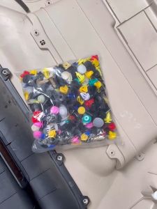 500pcs Random Mixing Universal Car Fender Plastic Clips Bumper Clips Auto Plastic Fastener