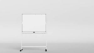 Papan Tulis Magnetik Dengan Stand: Cocok Untuk Kantor, Kelas & Rumah