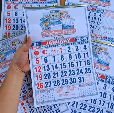 Customized Commercial Calendar 2025 Min of 15 orders