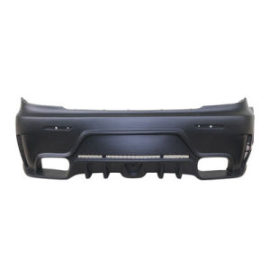 Wolf Flame Style Front Bumper Rear Bumper Modification for Mercedes-Benz R171 SLK200 300 350 04-10 Model Resin Fiber Car Surrounding Parts