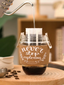 PO: DUAL GLASS MUG Tea and coffee Tumbler Leak Proof  350ml/540ml