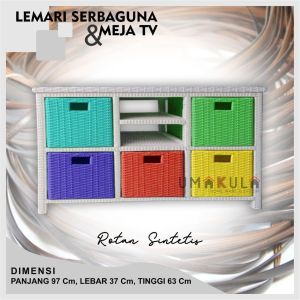 LEMARI RAK 6 VARIASI 5 LACI DAN 2 TEMPAT SET TOP BOX RANGKA WARNA LACI PUTIH RANTAI / ROTAN SINTETIS SUSUN SAMPING MODERN / RAK BAJU TEMPAT MENYIMPAN BERKAS SERBAGUNA 2023