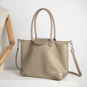 กระเป๋าแล็ปท็อป13 14 นิ้ว กระเป๋าถือ สะพาย ไฮไลร์ สำหรับผู้หญิง กันน้ำความจุสูง ไม่มีลำลองธุรกิจโลโก้