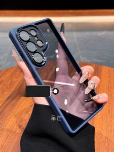 DAIMANG | Daimang High-End Metal Lens Acrylic Phone Case For Samsung S25 Ultra New S25 Full Cover Anti-Fall Protective Shell Transparent