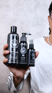 Thug Set Pelurus & Pelembut Rambut Keratin Combo 3