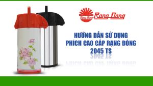 Phích nước Rạng Đông 2.5 lít giữ nhiệt. nóng lạnh pha trà tiện dụng Model: RD-2545 ST1.E