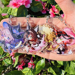 Game Honkai: Star Rail Tingyun Fugue Rappa Herta Aglaea Cosplay Costumes Key Chain Keychain Accessories Pendant
