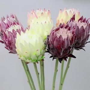 2pcs Artificial Norse Thistle Flower Emperor Flowers Flowers for Wedding and Engagement Party Home Decorative Flowers