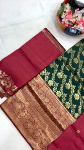 (PREORDER) MK1299 LEHENGA New Arrival PAVADAI THAVANI Kanjiveram Silk Zari