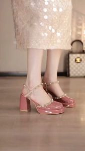 TZS Zenzy Scarelette Heels - Sepatu Heels Wanita - Sandal Heels Cewek - Platform Pumps - Platform Heels - High Heels Cewek