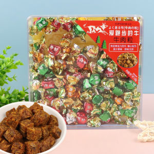 ชิ้นเนื้อวัวผสม 140 กรัม ขนมจุกจี๊ดสำหรับผู้หญิง สินค้าที่อยู่ในที่ทำงาน พักผ่อน ขนมจีบ อาหารแห้งเนื้อวัว บริการรับประทานอาหาร