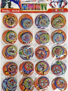 Thẻ Tròn Dày Chống Thấm Nước Phiên Bản Hào Khí Của Ultraman Đồ Chơi Trẻ Em Cho Trẻ Em Từ 3 Tuổi Trở Lên