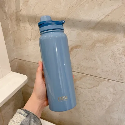 TYESO | Thermal Water Bottle Large Capacity Portable 304 Stainless Steel 30 oz