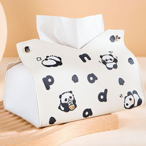 กล่องใส่กระดาษเช็ดหน้าตุ๊กตาแพนด้า ระดับไฮเอนด์ นุ่มและน่ารัก สำหรับโต๊ะทานอาหาร ห้องนั่งเล่น ห้องนอน รถยนต์