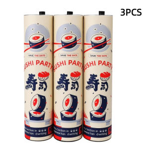 ⚑Round Sushi Push Box With Sauce Straw Food Grade Sushi Mold Cone Push Up Paper Bucket Packaging Paper Box Bento Accessories