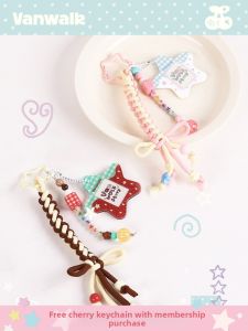 VANWALK | Stylish Polka Dot Star Keychain