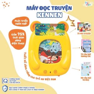 Máy đọc truyện Kennen - Bộ đọc thẻ Flashcard cho bé Đọc truyện tư duy - Phát triển trí thông minh ngôn ngữ