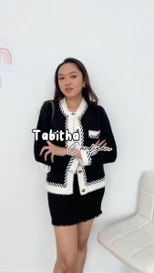 ELYCLOTH | CARDIGAN TABITHA | CARDIGAN RAJUT WANITA PREMIUM FURY KNIT