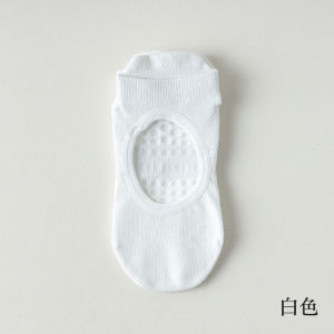 Tất Tập Yoga Bằng Cotton 90% Chống Trượt Bằng Silicon Cho Nữ Thể Thao Tập Luyện Pilates Tất Ngắn Không Có Xương Không Có Lưng