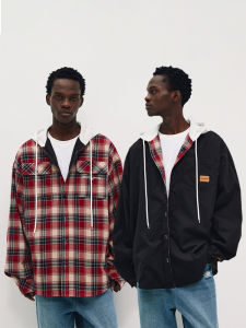 FPA | Áo Khoác Hooded Tay Dài Hai Mặt Plaid