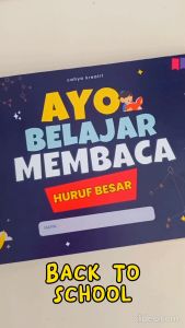 Buku Ayo Belajar Membaca Huruf Besar Anak Paud | Buku Belajar Membaca Buku Pendidikan Anak Usia Dini Buku Anak Cahya Kreatif - Lazada