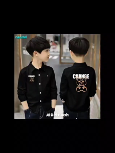 hem kids Kemeja 381 Polo Anak Laki-laki Maroon Lengan Panjang Bahan Katun