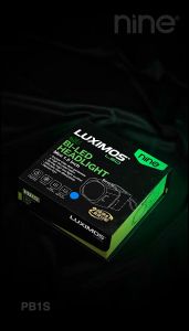 LAMPU BILED MOTOR BEAT VARIO NMAX AEROX SUPRA 9NINE LUXIMOS PB1 PROJECTOR LED 1.5 INCH 80 WATT HEADLIGHT